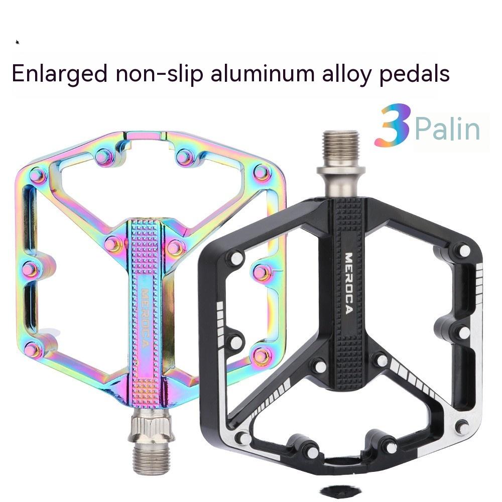 Bicycle Pedal Non-Slip Bike Pedals Aluminum Alloy Flat Platform Applicable Waterproof Cycling Accessories Bike Pedals Road Bicycle Pedals Cleats Set Clipless Pedals Compatible With Road Bikes