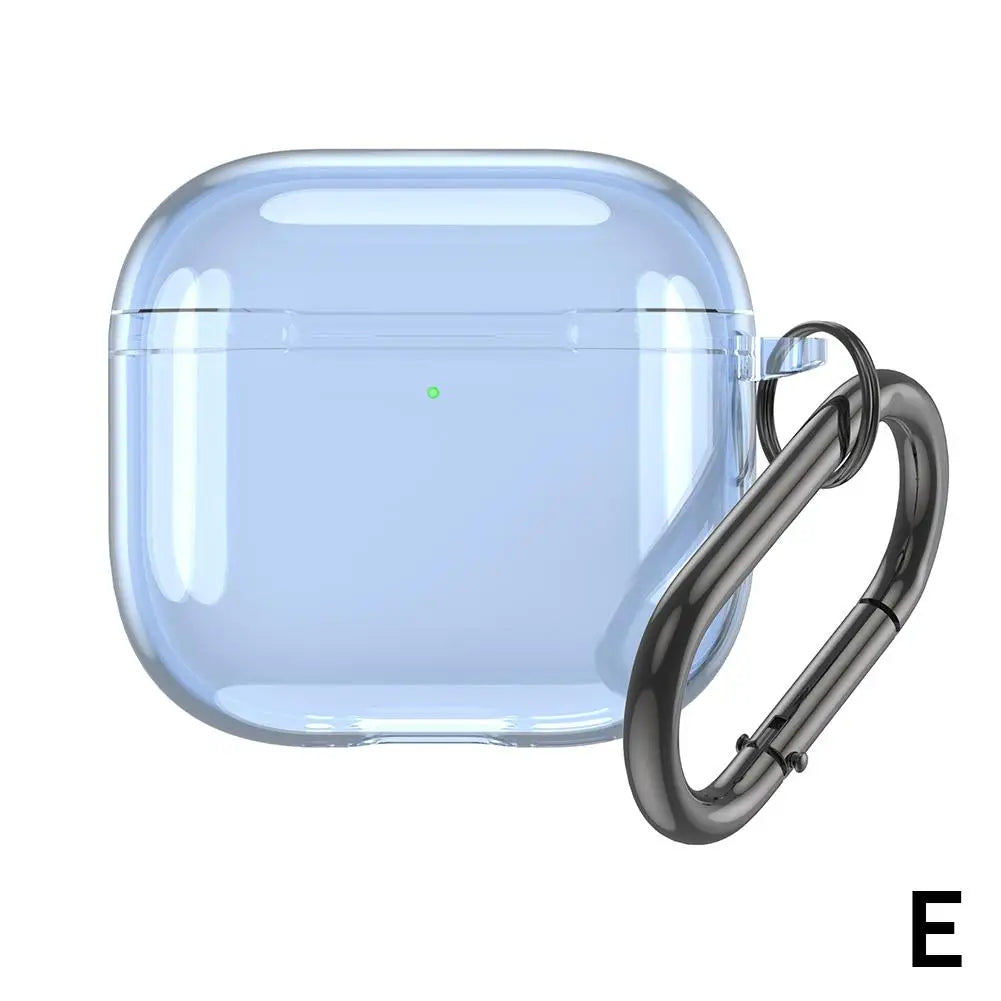 Earphone Protective Cover For Apple AirPods 4 2024 Charging Case Cover Transparent TPU Shockproof Wireless