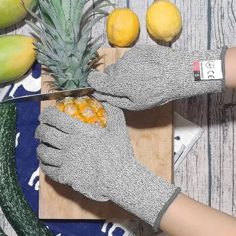 HPPE Grade 5 Anti-cut Gloves Wear-resistant and Anti-cut Protective Gloves Gardening Labor Protection Gloves