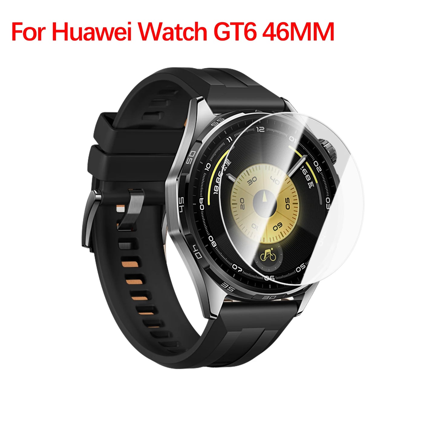 Tempered Glass Screen Protector for Huawei Watch GT6 46mm 41mm GT 6 Pro HD Clear Anti-Scratch Protective Film Full Coverage