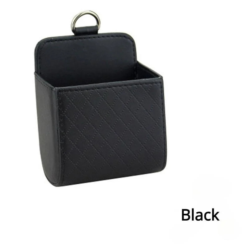 Car Air Vent Storage Bag Organizer Pocket Sunglass Holder Car Mount Phone Holder Coin Key Card Case Organizer with Hook