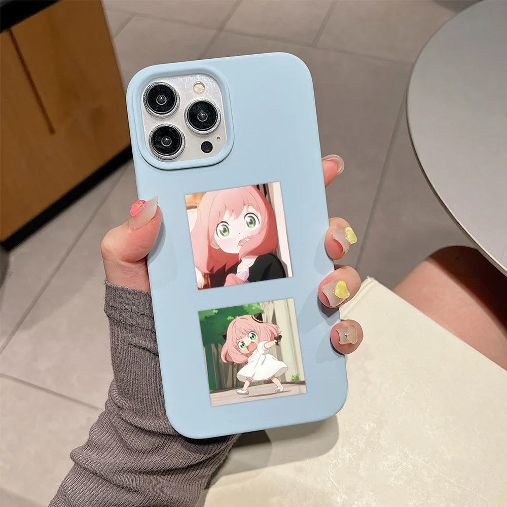 80Pcs Anime SPY×FAMILY Cartoon Stickers Cute Anya Forger Graffiti Sticker Phone Water Bottle Diary Kawaii Decal