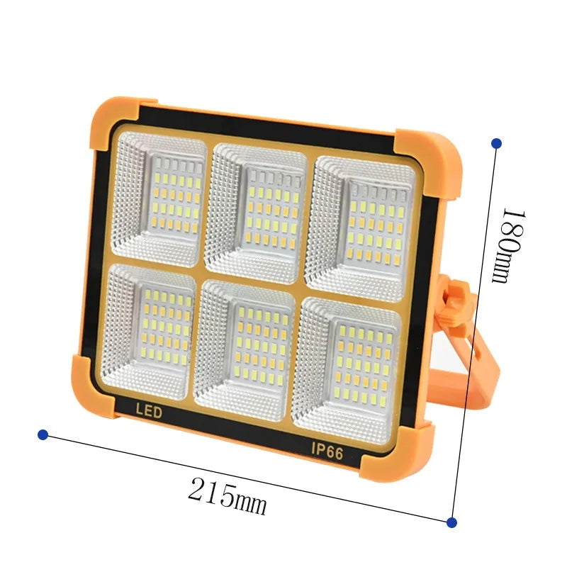 20000mAh Solar Camping Lantern Rechargeable LED Tent Light Magnetic Emergency Flashlight Power Bank for Outdoor Repair