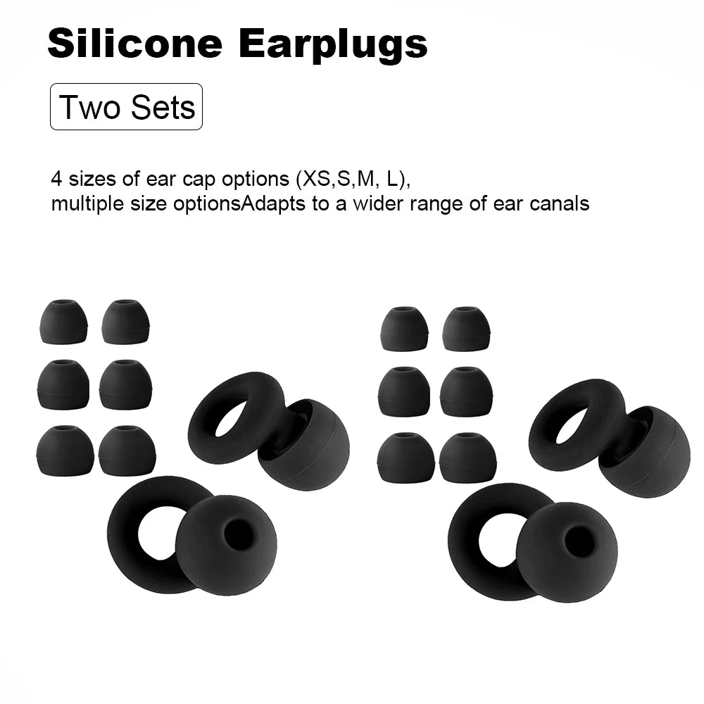 Concert Ear Plugs, High Fidelity Noise Cancelling Silicone Ear Plugs, Reusable Ear Plugs for Musicians, , Focus and Sleep