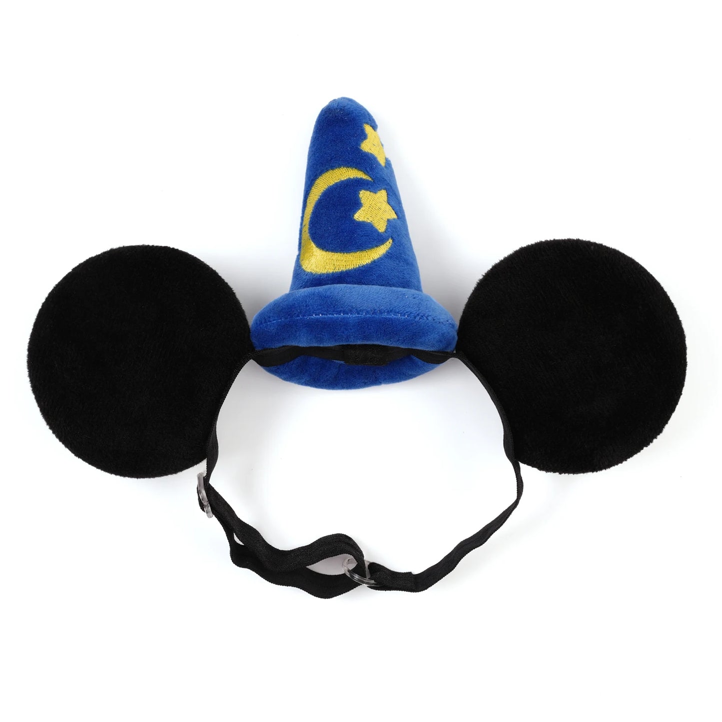 1pc Minnie Mouse Ear Hairband Blue Star Crescent Rod Soft Polyester Headpiece Girls Princess Party Birthday Creative Gift