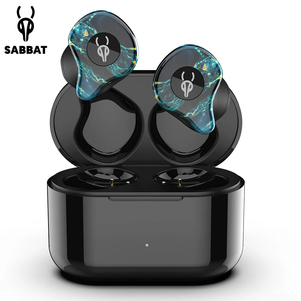 Sabbat X12 Ultra Qualcomm Tws Wireless Bluetooth v5.2 Earphone Sports Hifi Stereo Earbuds Support Earphones