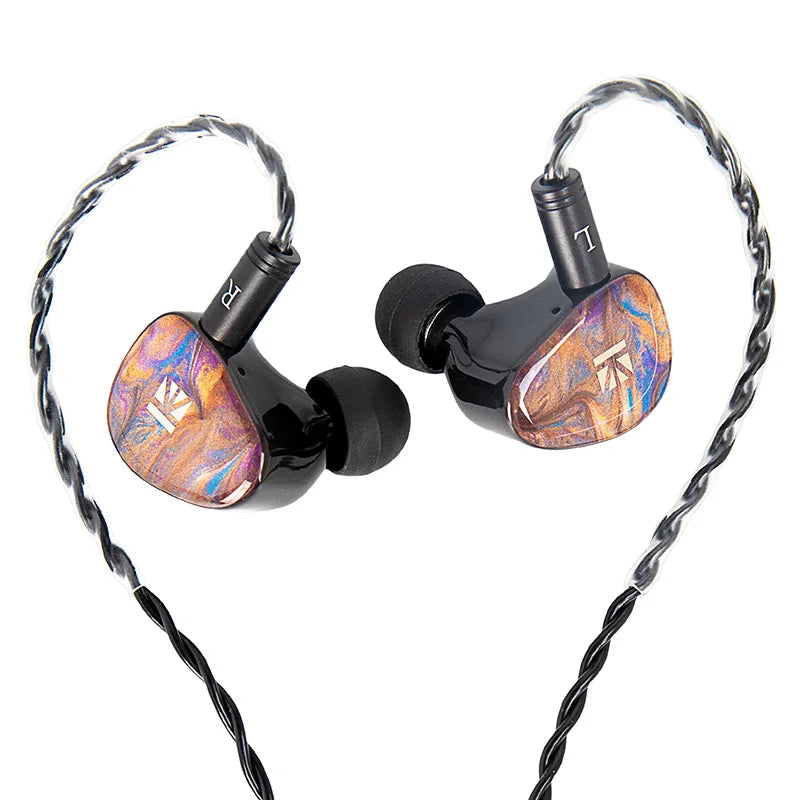 KBEAR KB02 In-Ear Bone Conduction Hybrid Earphones HiFi Bass Monitor Wired Headphones With Replaceable IEM Cable Gaming Headsets