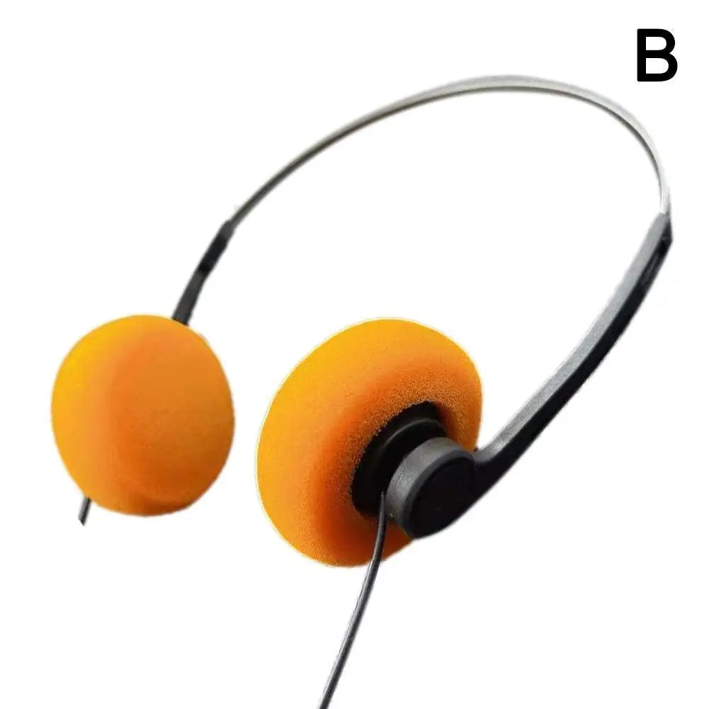 MP3 Earphones 3.5MM Retro Nostalgic Earphones, Personalized Walkman Classic Sports CD Photography Props Wired Headphones