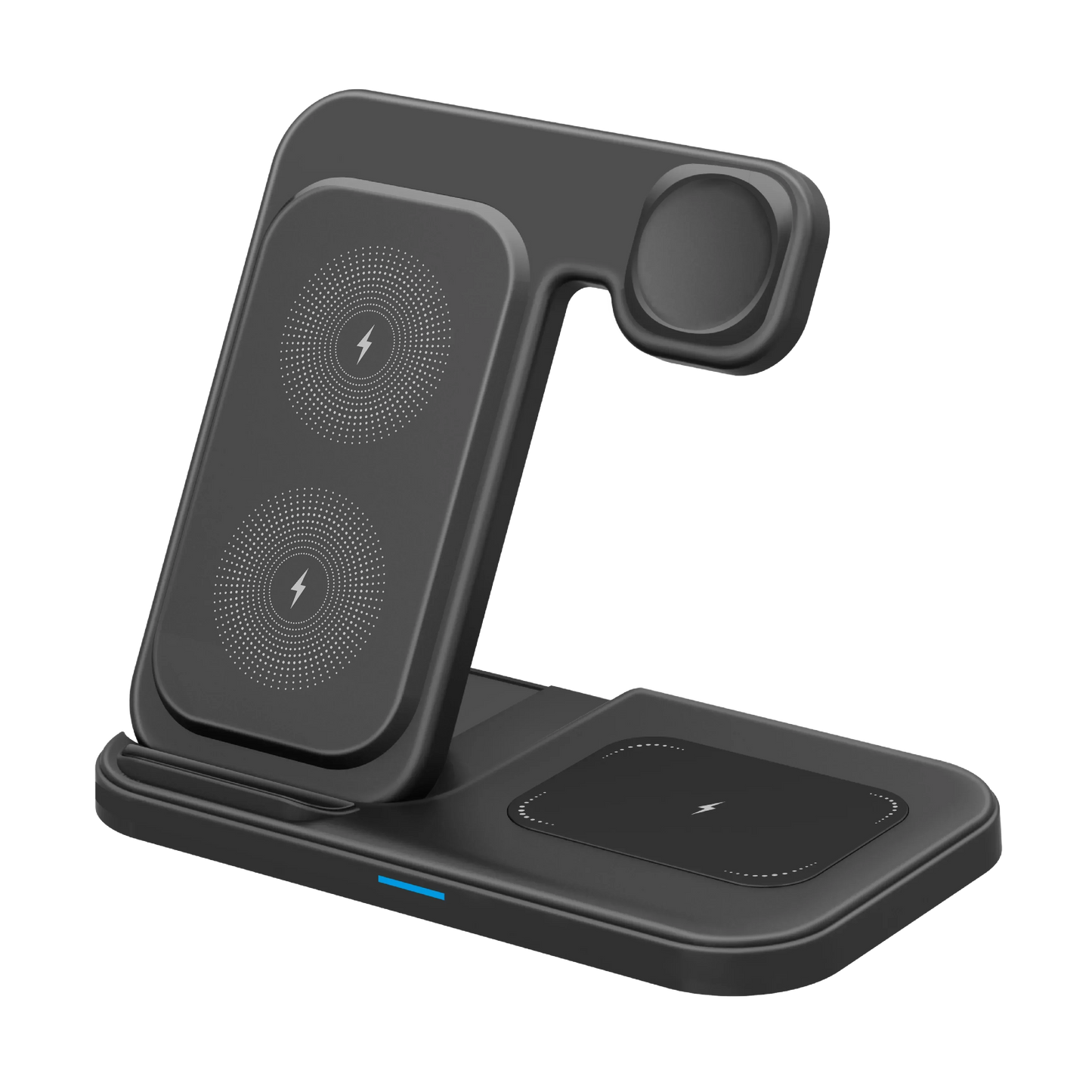 3 in 1 Wireless Charger Foldable Fast Charging Dock Stand For iPhone 17 16 15 14 13 12 Pro Max iWatch 11~2 Ultra SE AirPods 4 3
