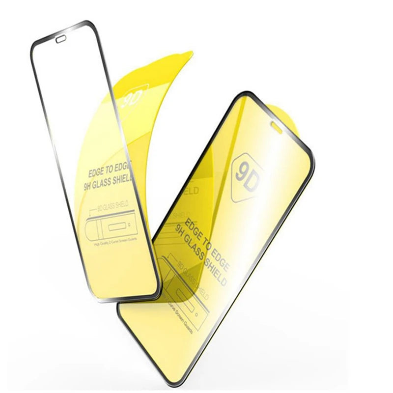 3PCS 9D Tempered Glass For iPhone 16 15 Plus XR X XS Max Screen Protector For iPhone 17 15 11 12 13 14 Pro Max Protective Film