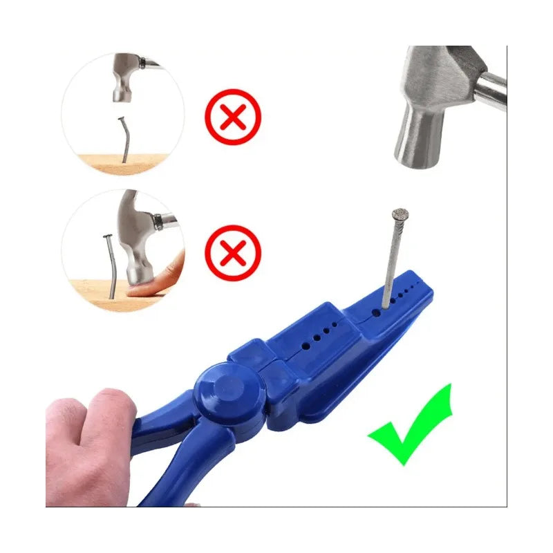 New Nailing Auxiliary Clamp Fixing Tool Nail Clamp Safety Hand Guard Hammer-proof Stepped Clamp