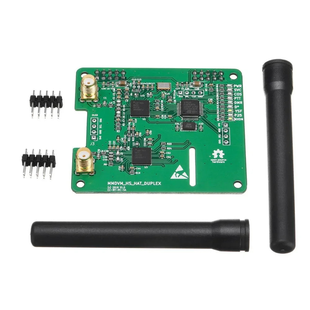 NEW Soldered MMDVM DUPLEX hotspot Support P25 DMR YSF NXDN DMR SLOT 1+ SLOT 2 for Raspberry pi + OLED