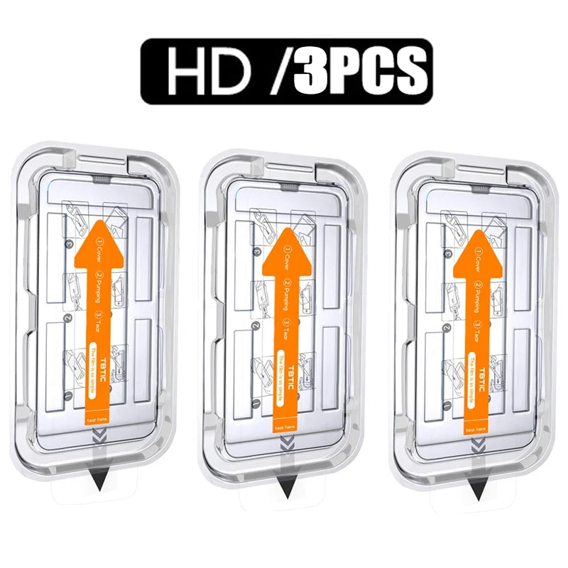 3-1PCS Ultra HD 8K Tempered Glass For Xiaomi Redmi Note 14 13 12 11 10 Pro Redmi 13C Screen Protector Easy Install Dust-Free Box