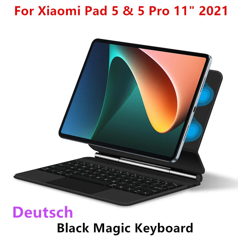Magic Keyboard Folio For Xiaomi Pad 6 Pad6 11 inch Tablet for MiPad 6 Mi Pad 6 5 Pro Pad5 11" Smart Case Backlit keyboard Cover