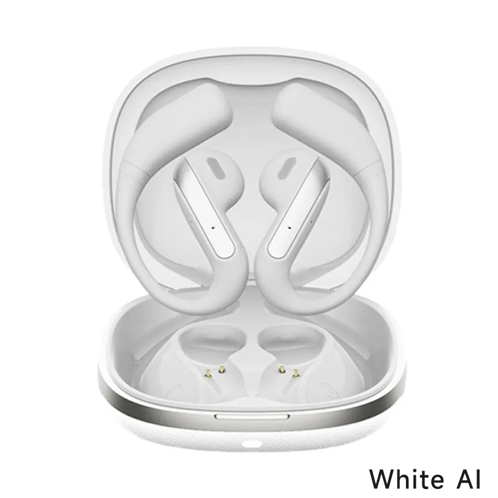 Smart Wireless Bluetooth 5.4 Headphones with AI Simultaneous Interpretation Long Battery Life Open-Ear Sports Headphones Yj55