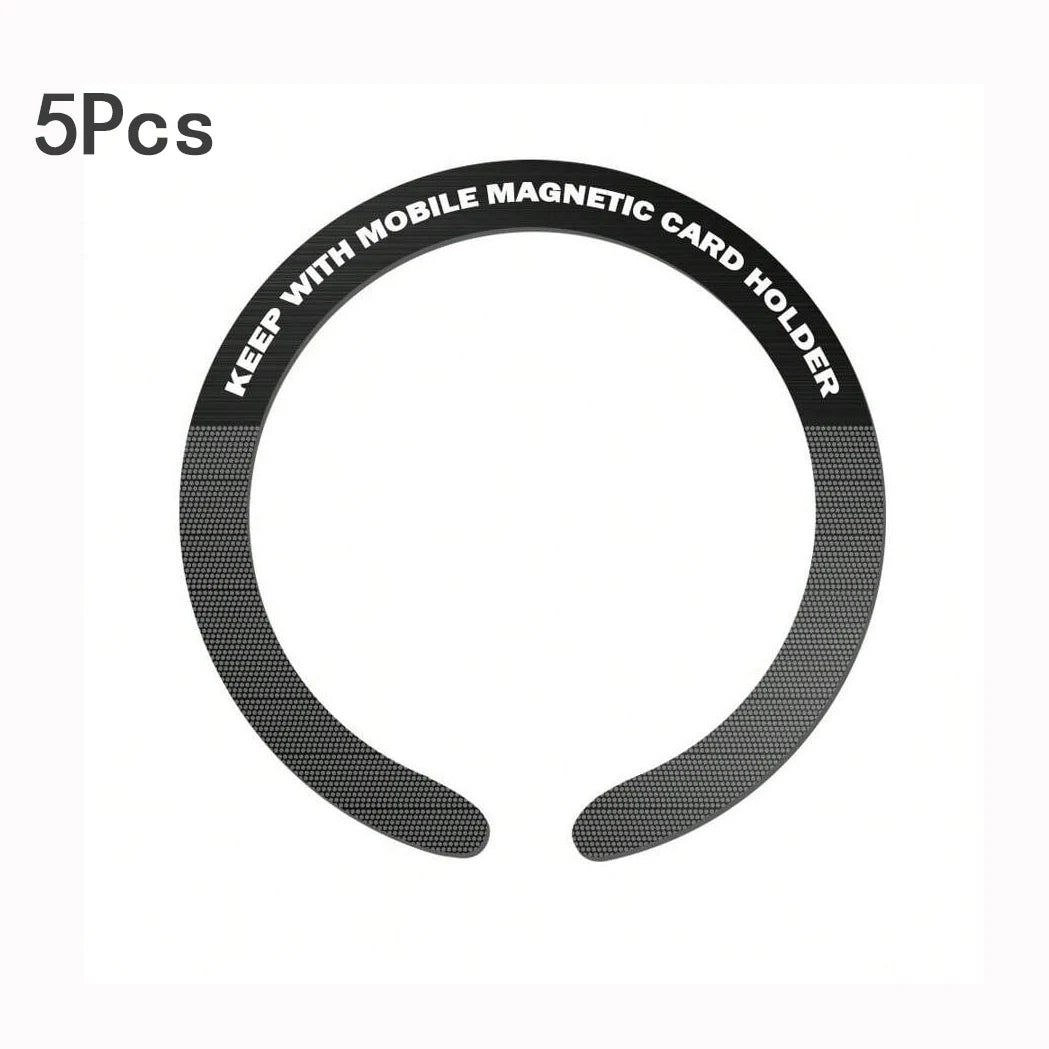 Magnetic Metal Plate Ring Wireless Charger Iron Sheet Sticker Car Phone Holder Compatible With All Phone Magnet Sheet