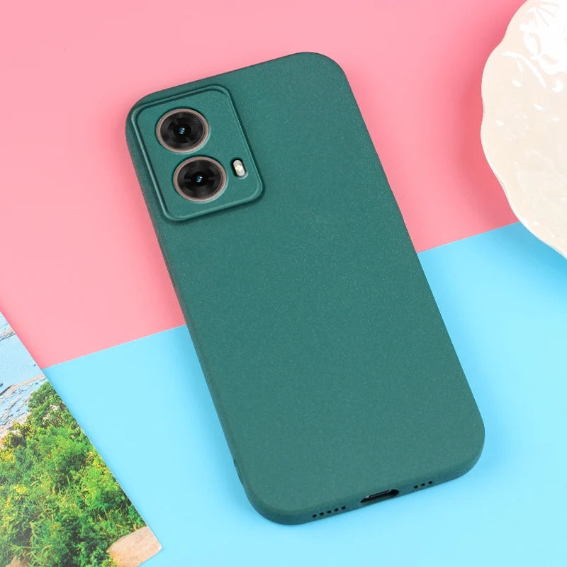 For Moto G85 Sand Matte Soft Silicon Full Protect Shockproof Anti-Slip Case For Motorola Moto G85 G55 G35 G75 G45 5G Phone Cover