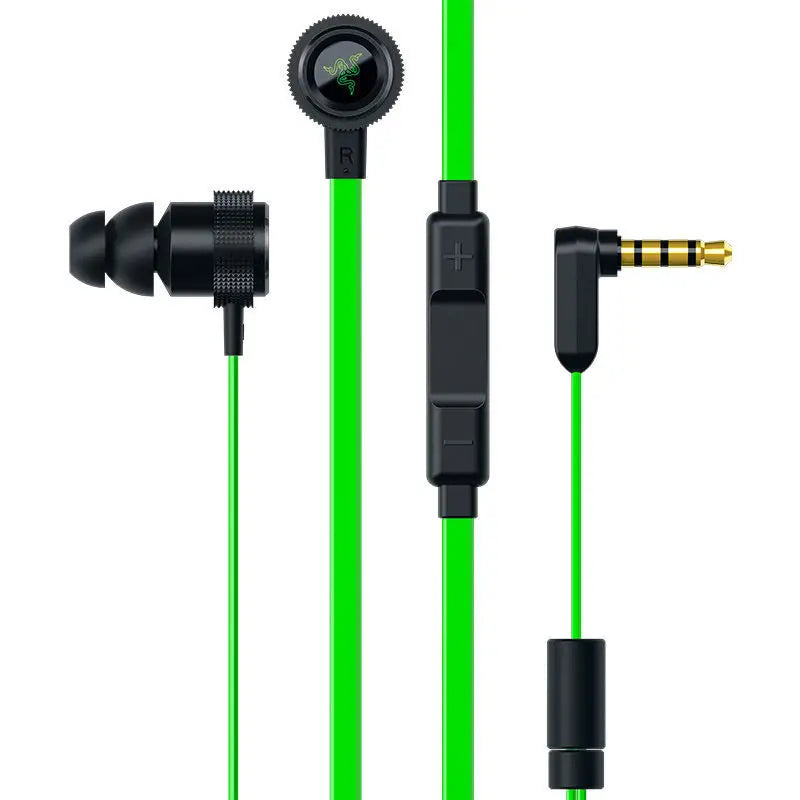 Razer HAMMERHEAD PRO V2 Headphones 3.5mm Wired Portable Stereo Music Bass In-Ear Sports Earphones with Mic Handsfree Call Phone