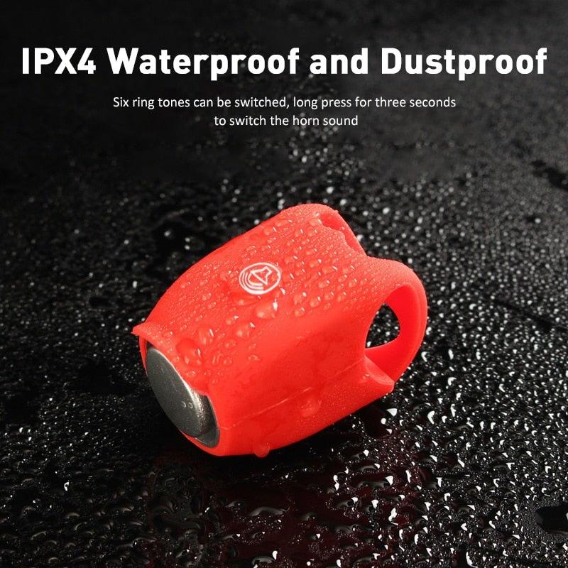 Chargeable Bicycle Bell 120db Waterproof Cycling Bike Bells Electric Horn Mini Portable Cycling Handlebar Bell Bike Tools Bicycle Bell With 3 Cute Sounds Waterproof Cycle Horn For Kids Road And Mountain Bike