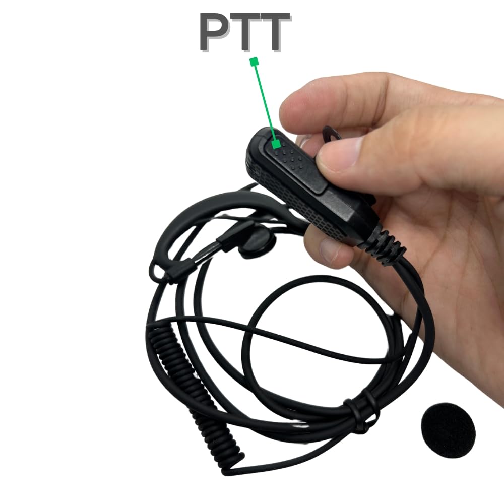 Ruyage AI Noise Reduction Headset Cable for Analog Two Way Radio