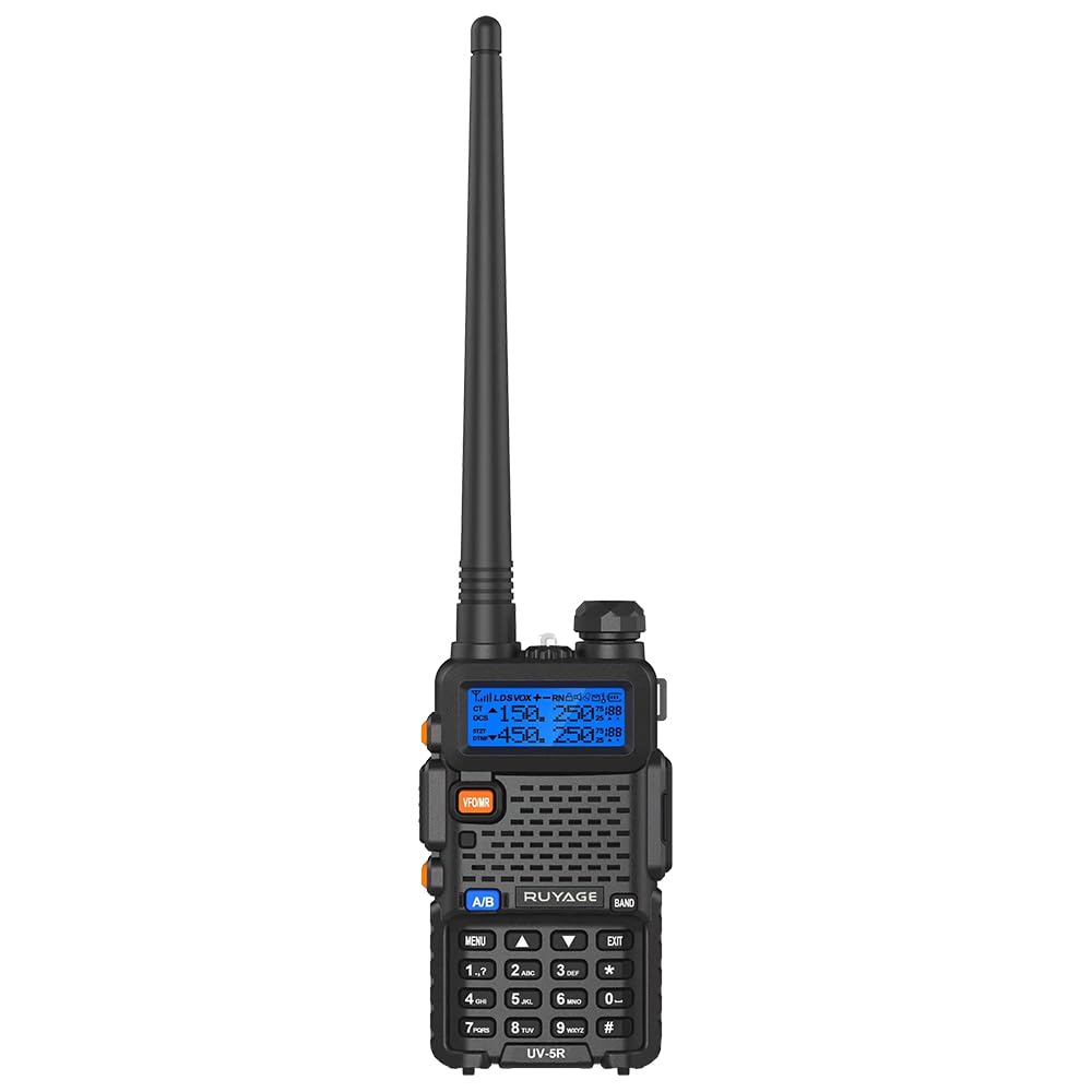 Ruyage UV5R VHF UHF Analog Long Range Two Way Radio Walkie Talkie