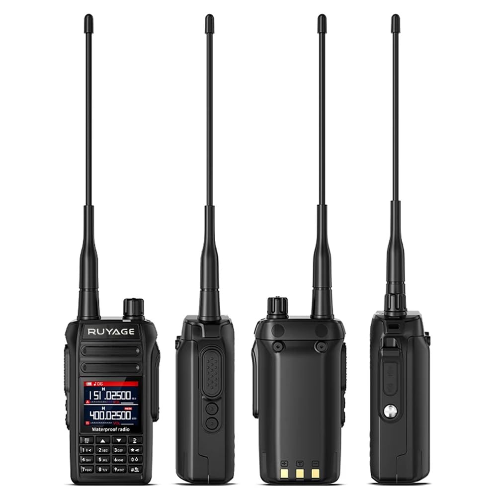 Ruyage UV5D IP67 Waterproof Rugged Long Range Two Way Radio Walkie Talkie