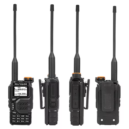 Ruyage UV3D 5W VHF UHF Analog Long Range Two Way Radio Walkie Talkie