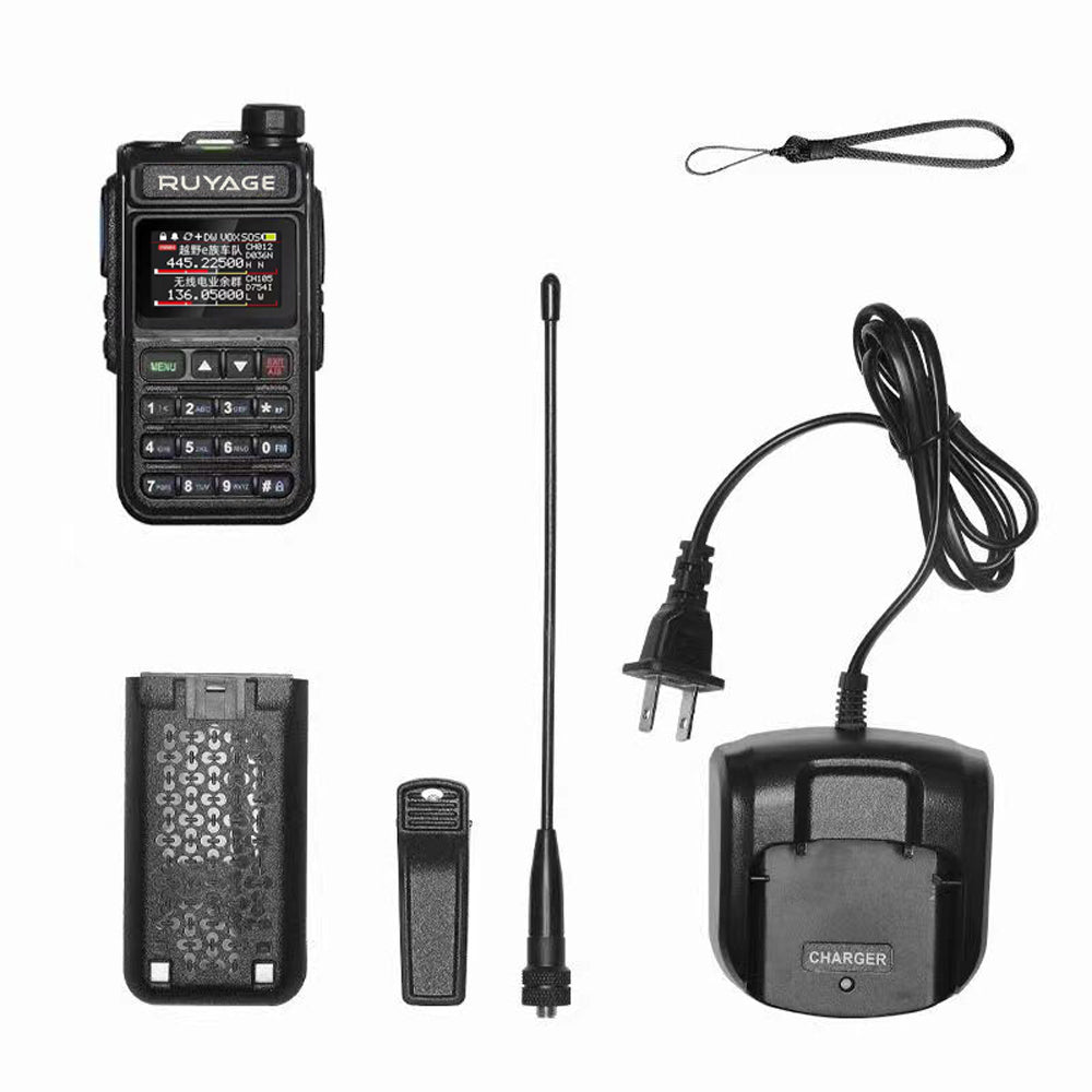 Ruyage UV58plus 5W VHF UHF Analog Long Range Two Way Radio Walkie Talkie