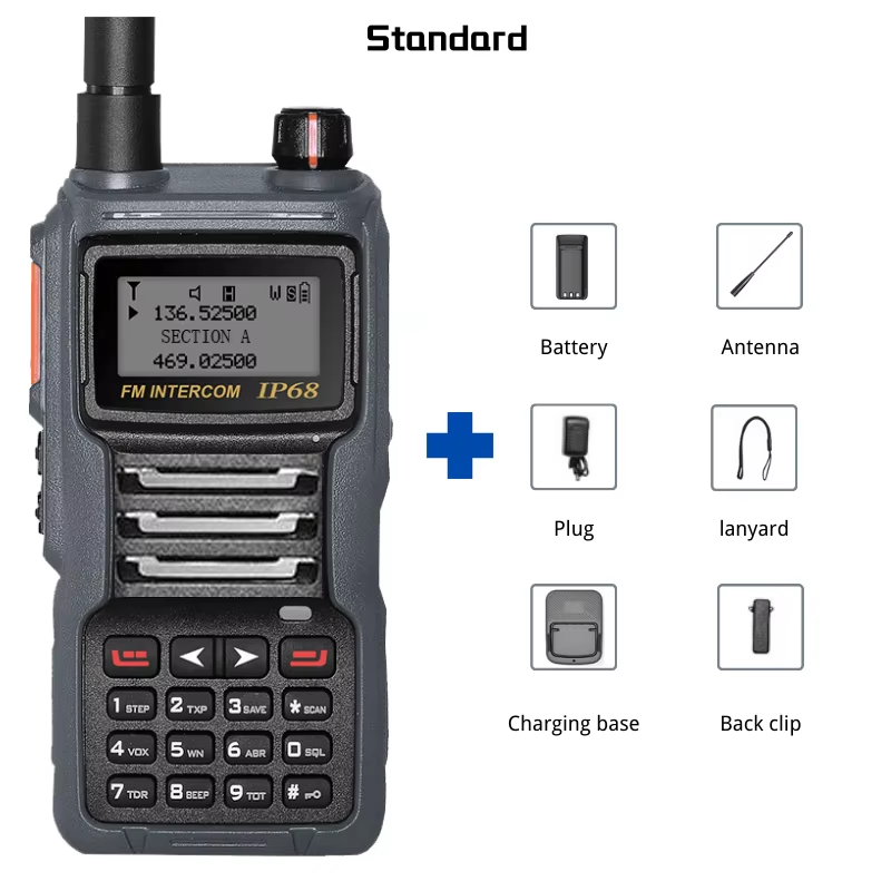 Ruyage UV8D IP67 Waterproof Rugged Long Range Two Way Radio Walkie Talkie
