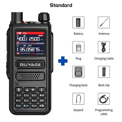 Ruyage UV98 10W VHF UHF Analog Long Range Two Way Radio Walkie Talkie