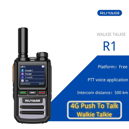 Ruyage R1 Two Way Radio Nationwide LTE Push-to-Talk Walkie Talkie