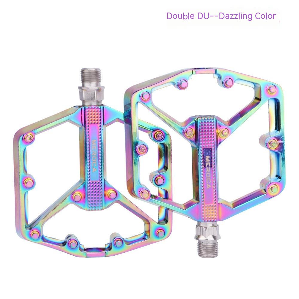 Bicycle Pedal Non-Slip  Bike Pedals Aluminum Alloy Flat Platform Applicable Waterproof Cycling Accessories Bike Pedals Road Bicycle Pedals Cleats Set Clipless Pedals Compatible With Road Bikes