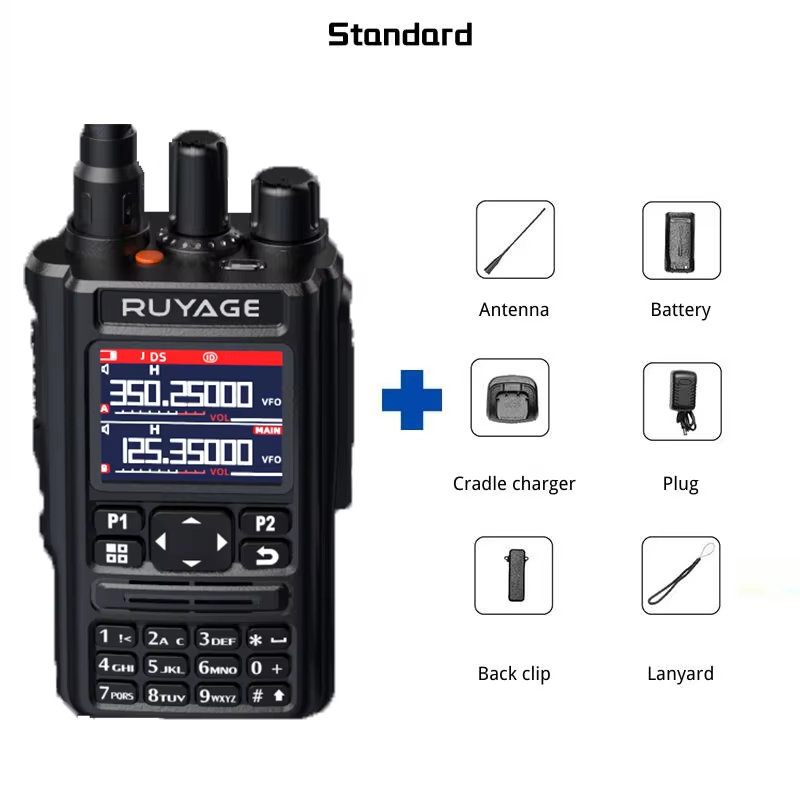 Ruyage UV9D 10W VHF UHF Analog Long Range Two Way Radio Walkie Talkie