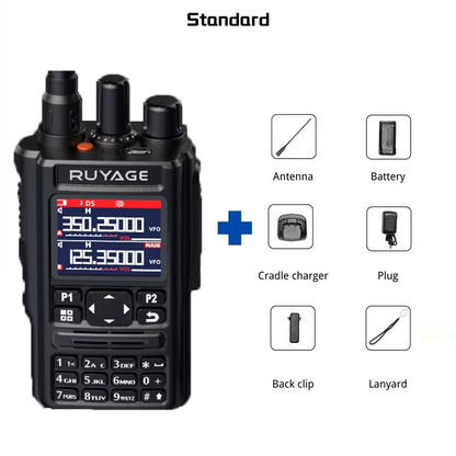 Ruyage UV9D 10W VHF UHF Analog Long Range Two Way Radio Walkie Talkie