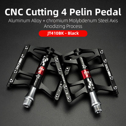 Bicycle Peddals Quick Release Rainproof Seal Bearing 8.2cm Widened Non-slip Chrome Molybdenum Bike   Mountain Bike Pedals Pedals Aluminum Bicycle Flat Platform Pedals Lightweight Non-Slip Sealed Bearing For Road Mountain