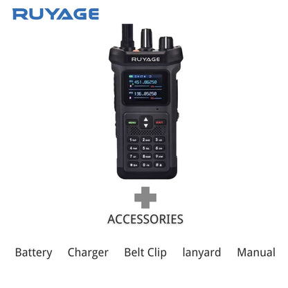 Ruyage RT20 20W VHF UHF Analog Long Range Two Way Radio Walkie Talkie