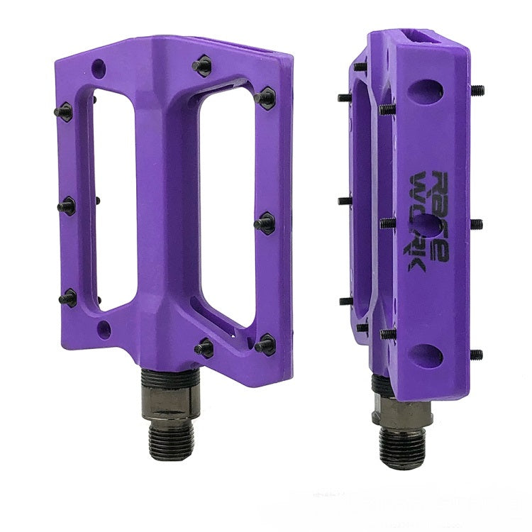 Ultralight Flat  Pedals Nylon Bicycle Pedal Mountain Bike Platform Pedals 3 Sealed Bearings Cycling Pedals For Bicycle Mountain Bike Pedals Pedals Bicycle Flat Pedals Bearing Lightweight Platform For Road Mountain Bike