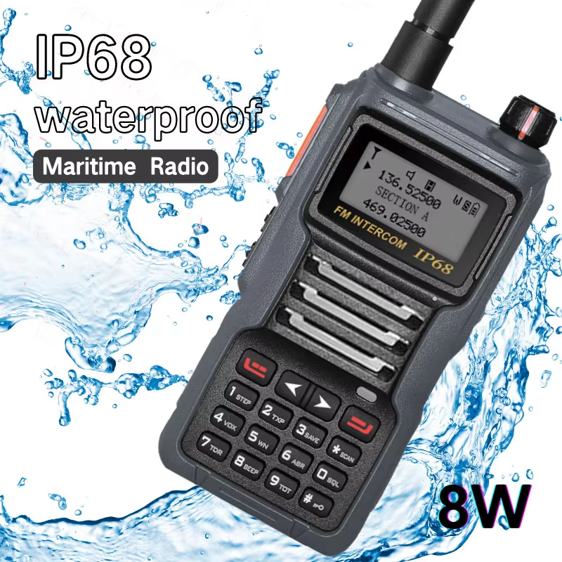 Ruyage UV8D IP67 Waterproof Rugged Long Range Two Way Radio Walkie Talkie