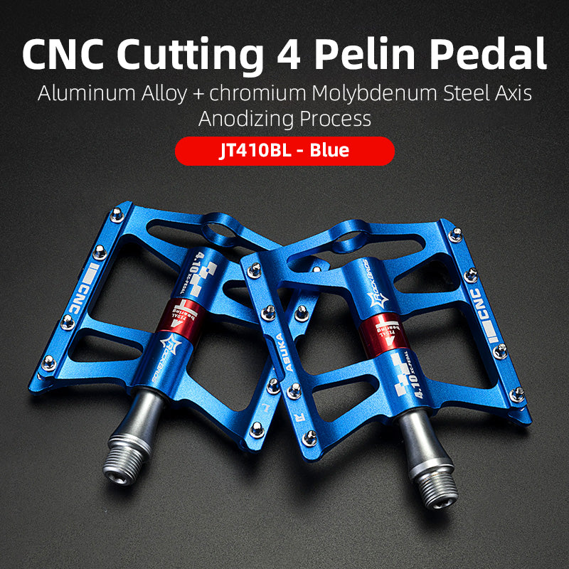 Bicycle Peddals Quick Release Rainproof Seal Bearing 8.2cm Widened Non-slip Chrome Molybdenum Bike   Mountain Bike Pedals Pedals Aluminum Bicycle Flat Platform Pedals Lightweight Non-Slip Sealed Bearing For Road Mountain