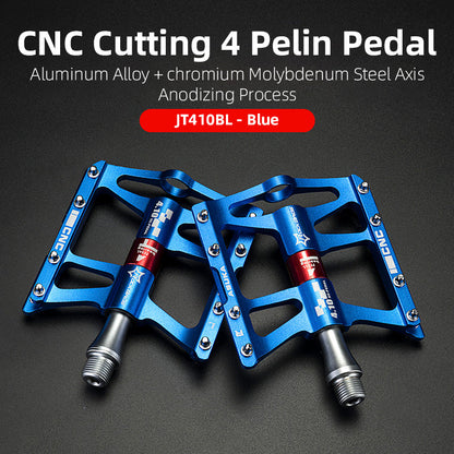 Bicycle Peddals Quick Release Rainproof Seal Bearing 8.2cm Widened Non-slip Chrome Molybdenum Bike   Mountain Bike Pedals Pedals Aluminum Bicycle Flat Platform Pedals Lightweight Non-Slip Sealed Bearing For Road Mountain