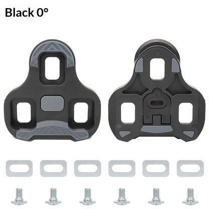 Road Pedal Cycling Shoes Cleats Self Locking Pedal Anti-Slip Cleat Compatible Look Road Bike Cycling Accessories Road Bike Cleats For Speed Cleats Indoor Outdoor Spin Cycling Pedals Cleat And Bicycle Clips Set