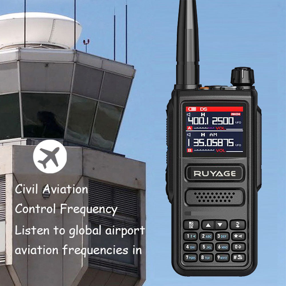 Ruyage UV98 10W VHF UHF Analog Long Range Two Way Radio Walkie Talkie