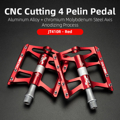 Bicycle Peddals Quick Release Rainproof Seal Bearing 8.2cm Widened Non-slip Chrome Molybdenum Bike   Mountain Bike Pedals Pedals Aluminum Bicycle Flat Platform Pedals Lightweight Non-Slip Sealed Bearing For Road Mountain