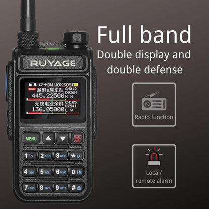 Ruyage UV58plus 5W VHF UHF Analog Long Range Two Way Radio Walkie Talkie