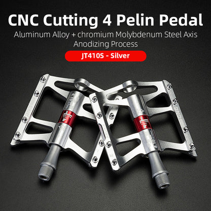 Bicycle Peddals Quick Release Rainproof Seal Bearing 8.2cm Widened Non-slip Chrome Molybdenum Bike   Mountain Bike Pedals Pedals Aluminum Bicycle Flat Platform Pedals Lightweight Non-Slip Sealed Bearing For Road Mountain