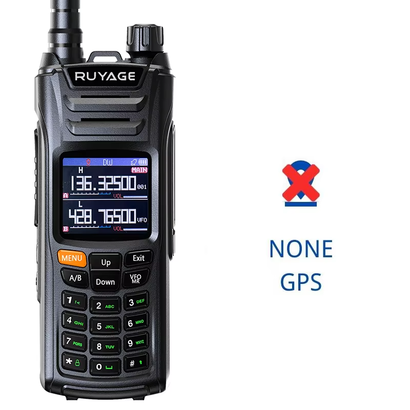 Ruyage UV6D VHF UHF Analog Long Range Two Way Radio Walkie Talkie