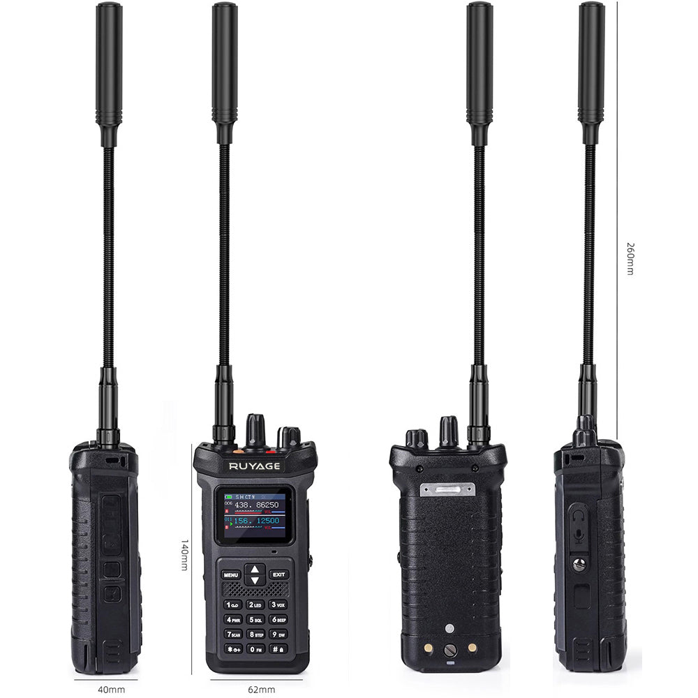 Ruyage RT20 20W VHF UHF Analog Long Range Two Way Radio Walkie Talkie