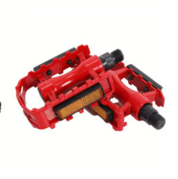 Reflective Setting On Both Sides All-aluminum Large Pedal Bicycle Universal Non-slip Pedal Riding Equipment Bike Pedals Mountain Road Bicycle Flat Pedal-Universal Lightweight Aluminum Alloy Platform Pedal For Travel Cycle-Cross The Road