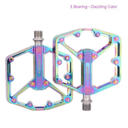 Bicycle Pedal Non-Slip  Bike Pedals Aluminum Alloy Flat Platform Applicable Waterproof Cycling Accessories Bike Pedals Road Bicycle Pedals Cleats Set Clipless Pedals Compatible With Road Bikes