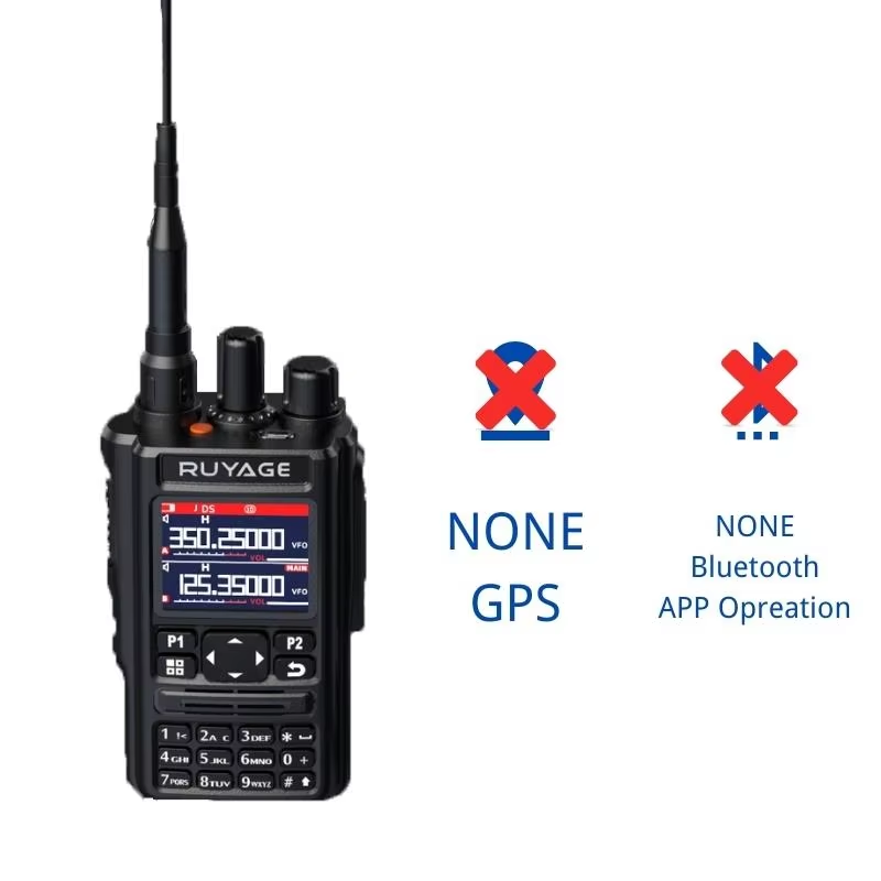Ruyage UV9D 10W VHF UHF Analog Long Range Two Way Radio Walkie Talkie